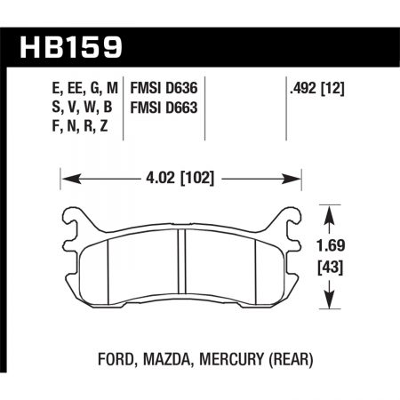 Hawk Performance Street Brake Pads