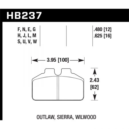 Hawk Performance Street Brake Pads