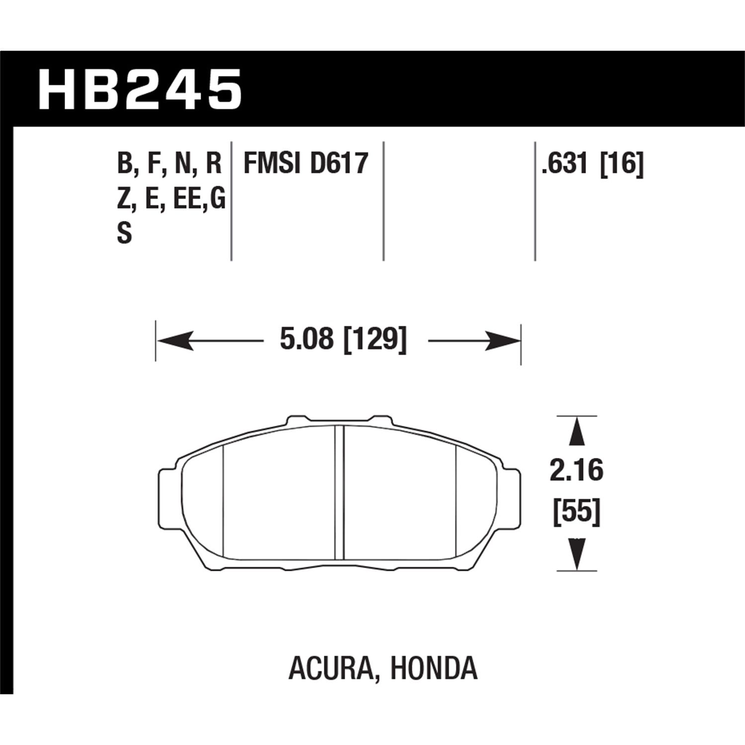 Hawk Performance Street Brake Pads 1 Hawk Performance Street Brake Pads