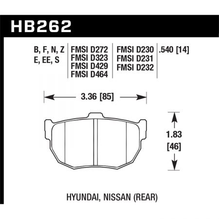 Hawk Performance Motorsports Brake Pads
