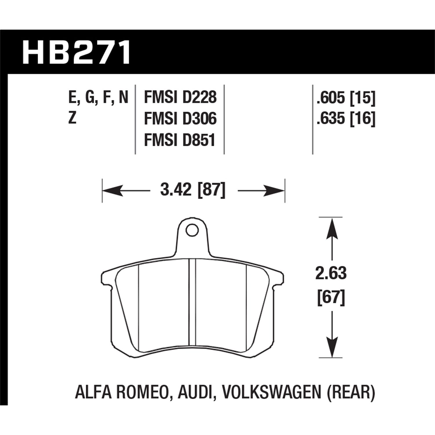 Hawk Performance Street Brake Pads 1 Hawk Performance Street Brake Pads