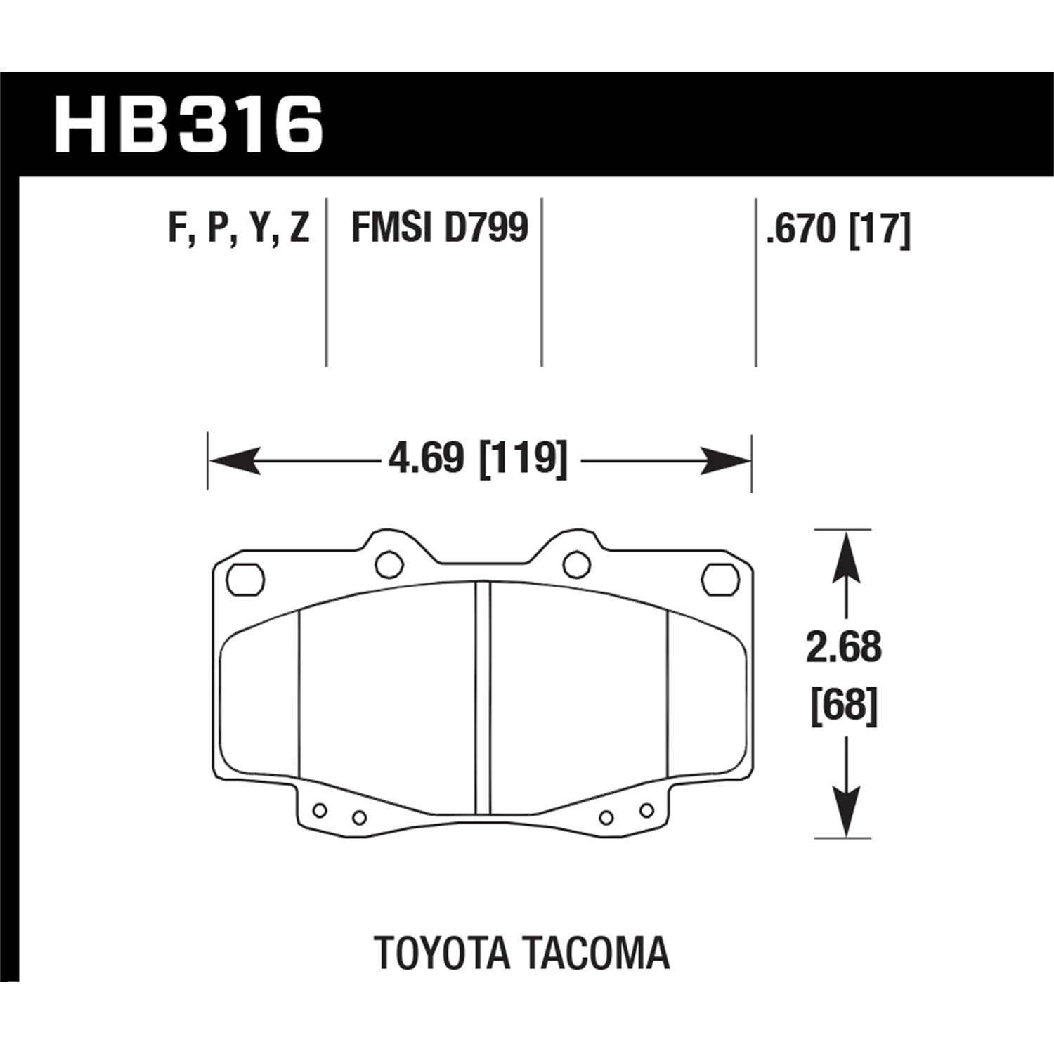 Hawk Performance Street Brake Pads 1 Hawk Performance Street Brake Pads