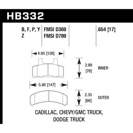 Hawk Performance Street Brake Pads