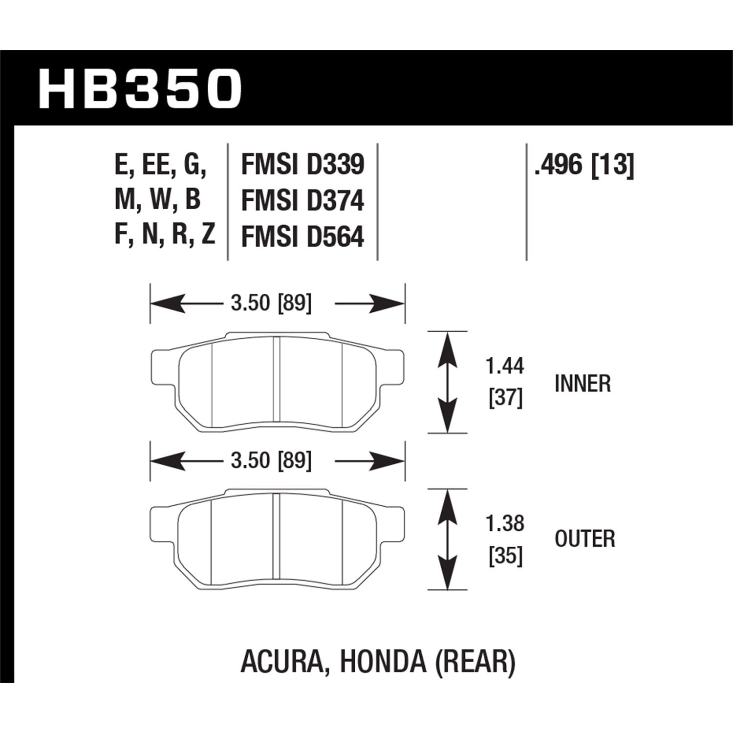 Hawk Performance Street Brake Pads 1 Hawk Performance Street Brake Pads