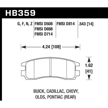 Hawk Performance Motorsports Brake Pads