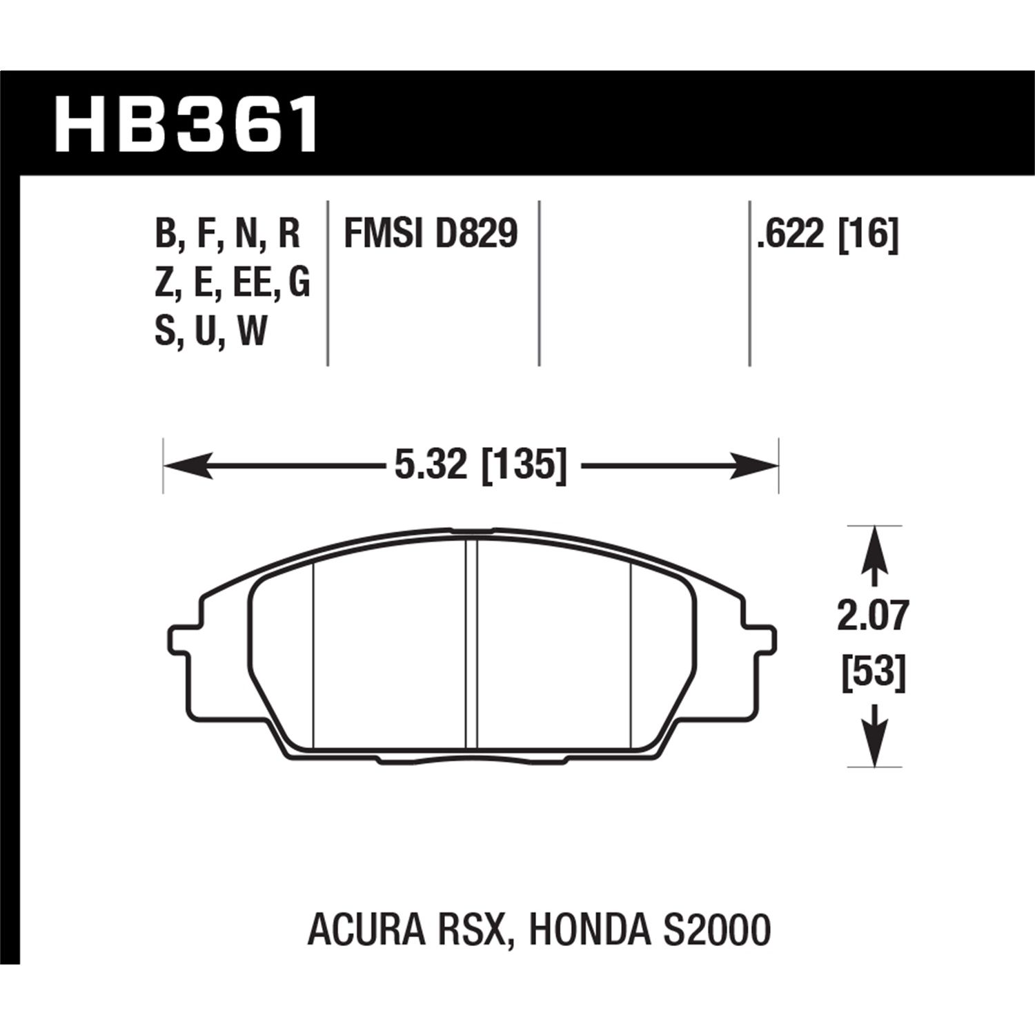 Hawk Performance Street Brake Pads 1 Hawk Performance Street Brake Pads