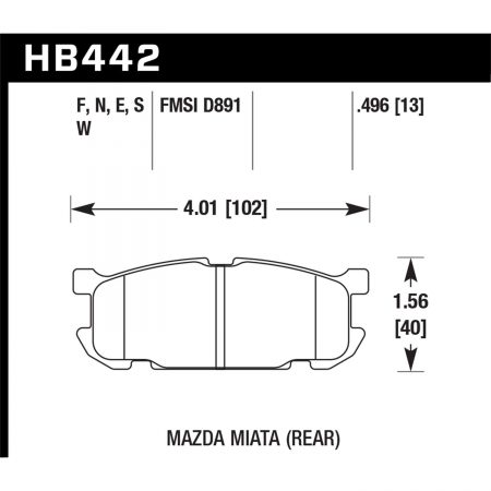 Hawk Performance Motorsports Brake Pads