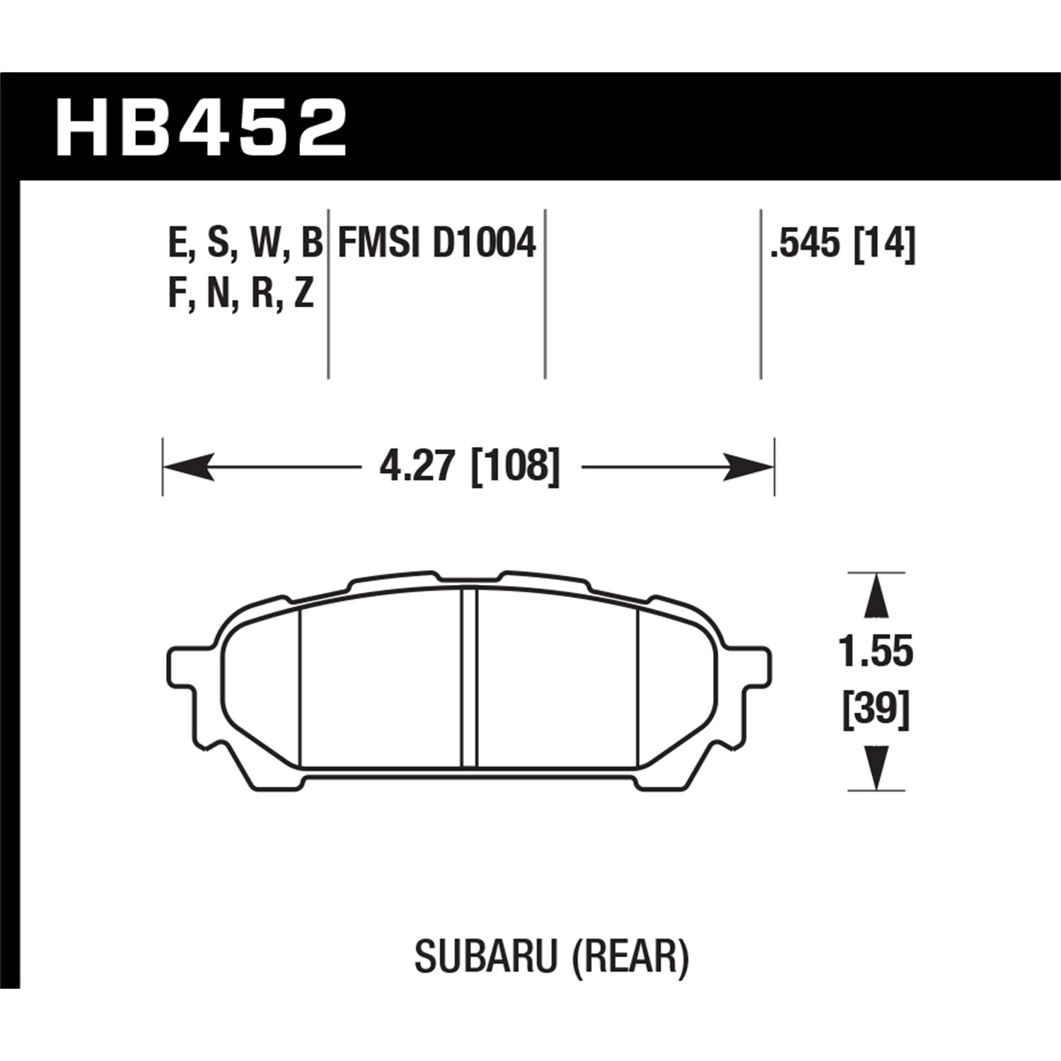 Hawk Performance Street Brake Pads 1 Hawk Performance Street Brake Pads