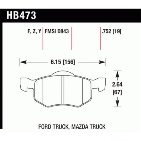Hawk Performance Street Brake Pads