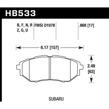 Hawk Performance Motorsports Brake Pads