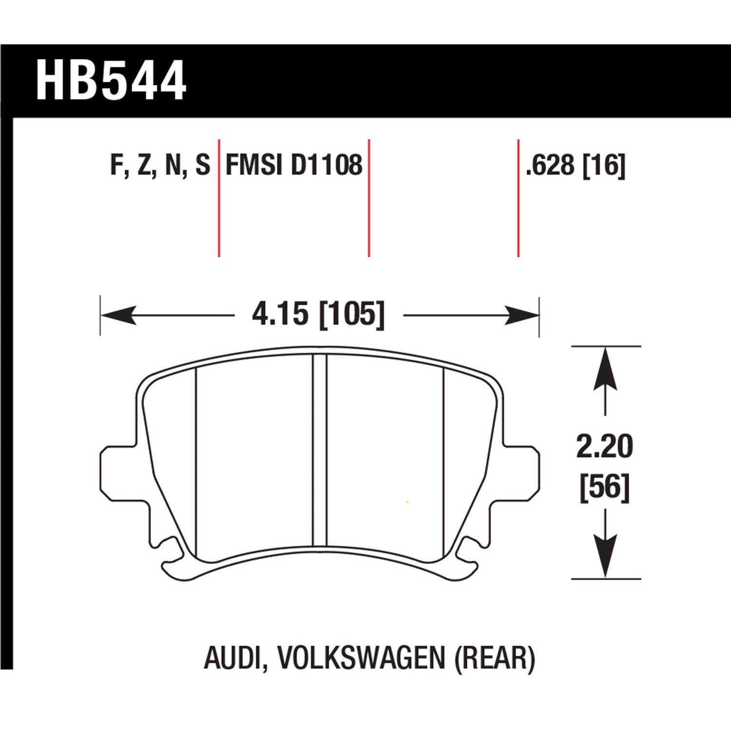Hawk Performance Street Brake Pads 1 Hawk Performance Street Brake Pads