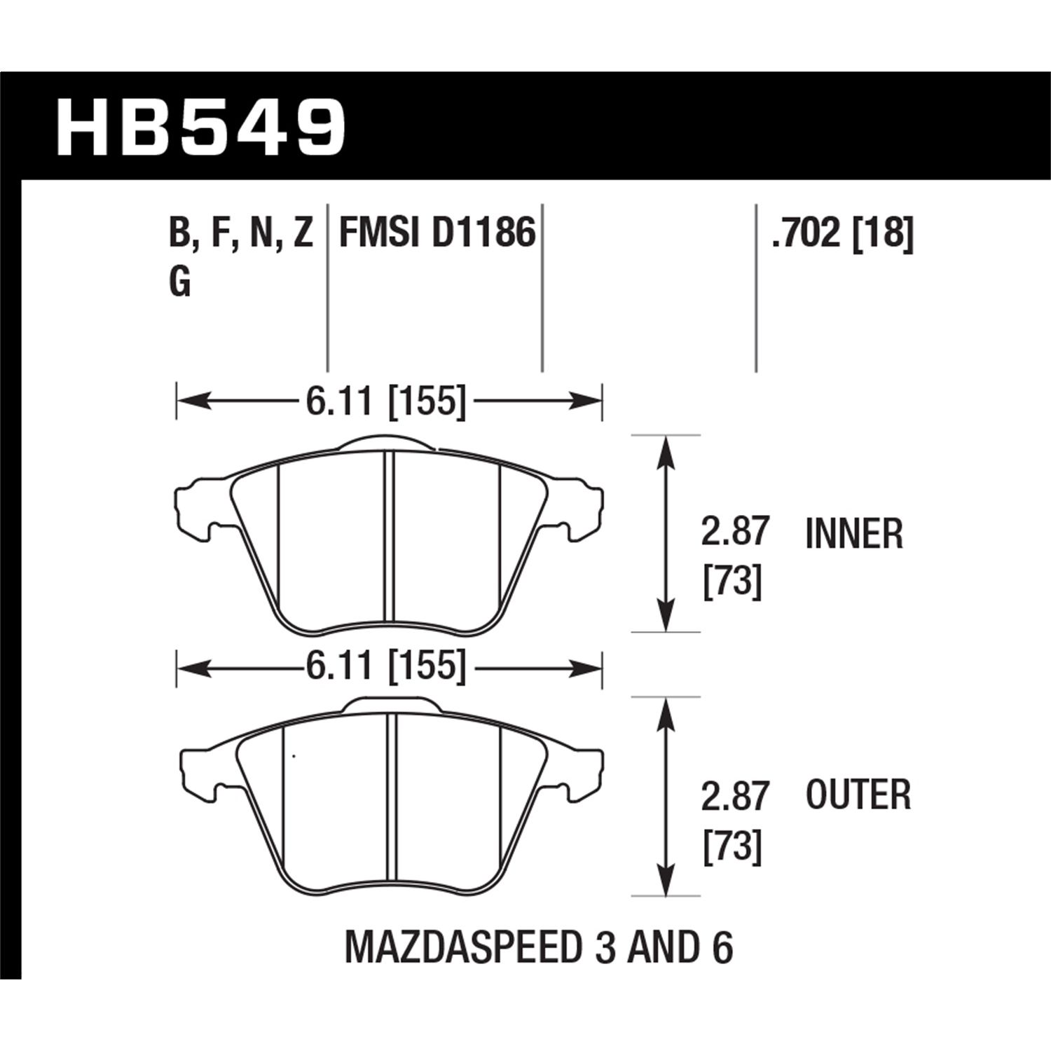 Hawk Performance Motorsports Brake Pads 1 Hawk Performance Motorsports Brake Pads