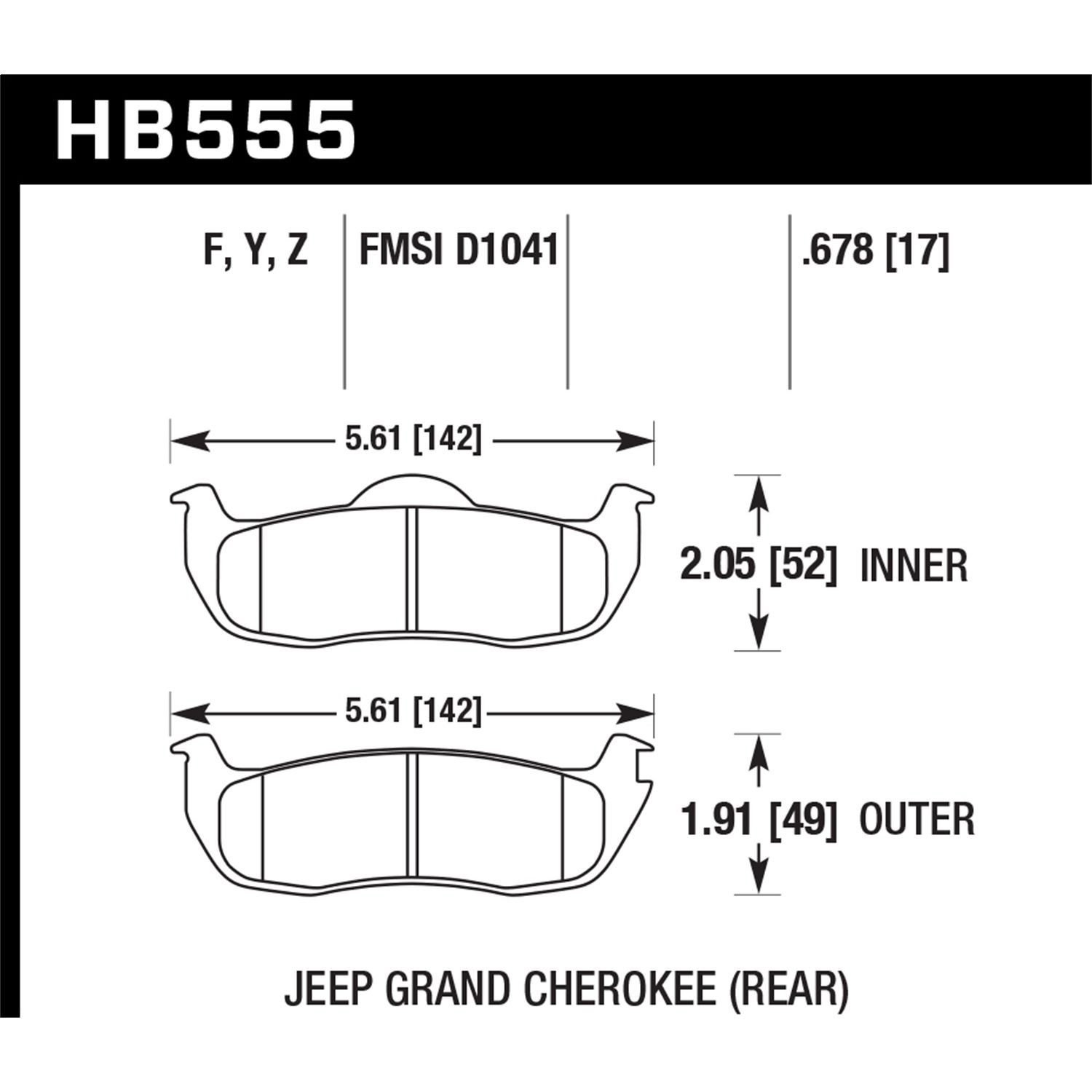 Hawk Performance Street Brake Pads 1 Hawk Performance Street Brake Pads