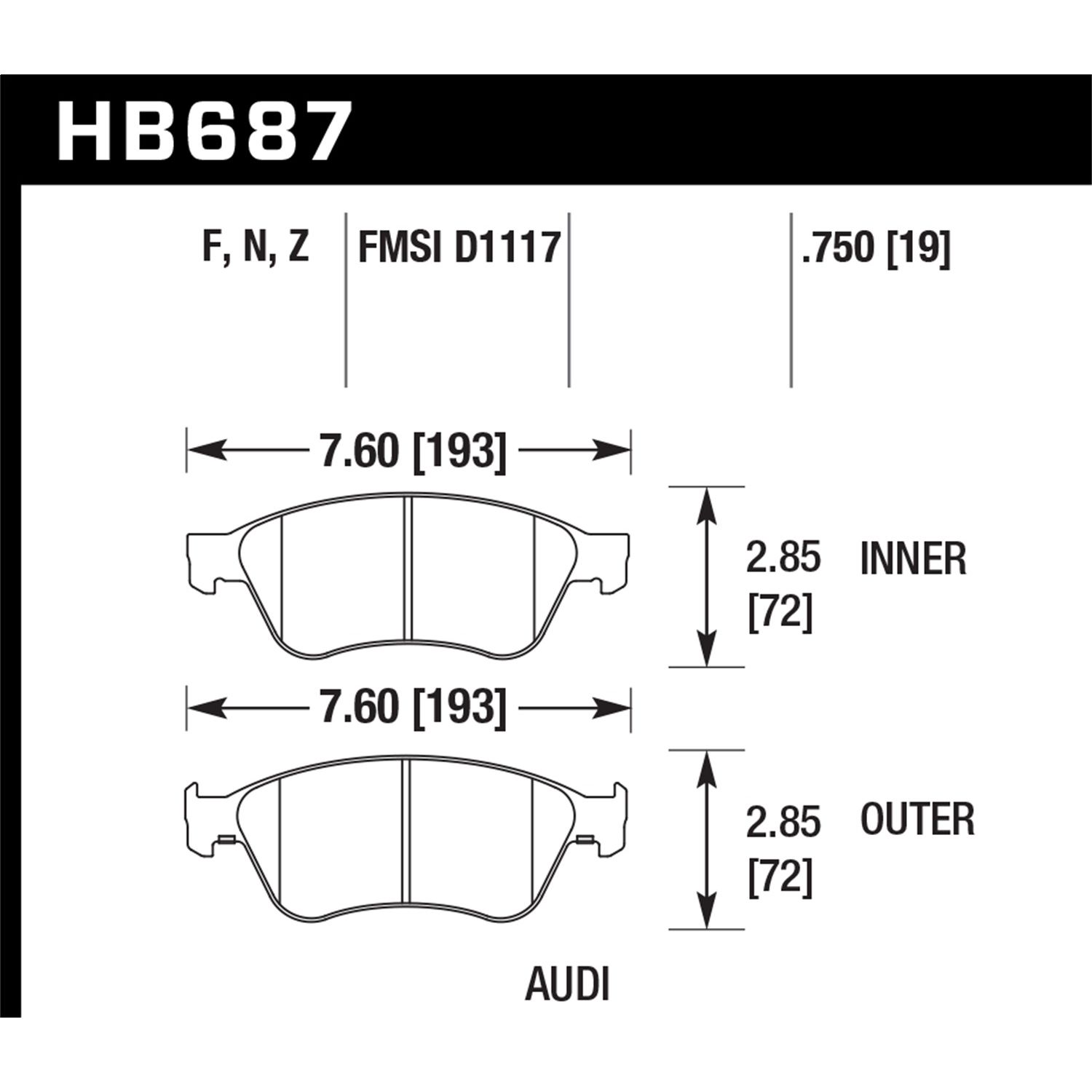 Hawk Performance Street Brake Pads 1 Hawk Performance Street Brake Pads