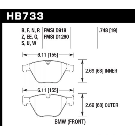Hawk Performance Motorsports Brake Pads