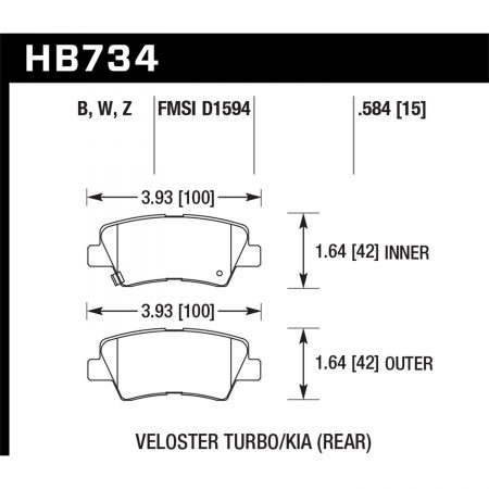 Hawk Performance Motorsports Brake Pads
