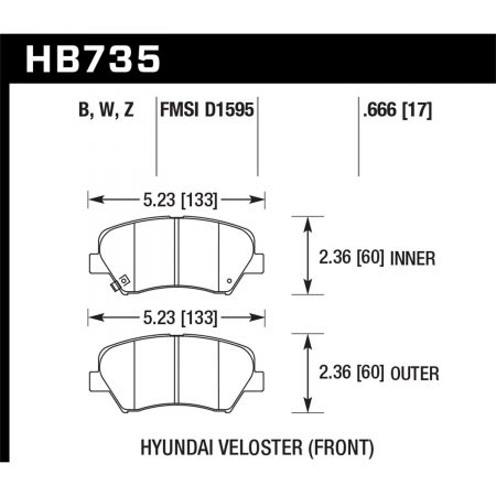 Hawk Performance Street Brake Pads