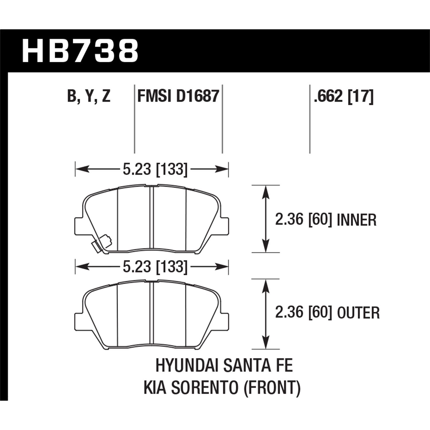 Hawk Performance Street Brake Pads 1 Hawk Performance Street Brake Pads