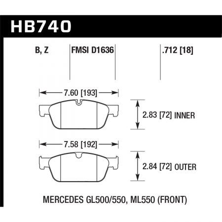 Hawk Performance Street Brake Pads