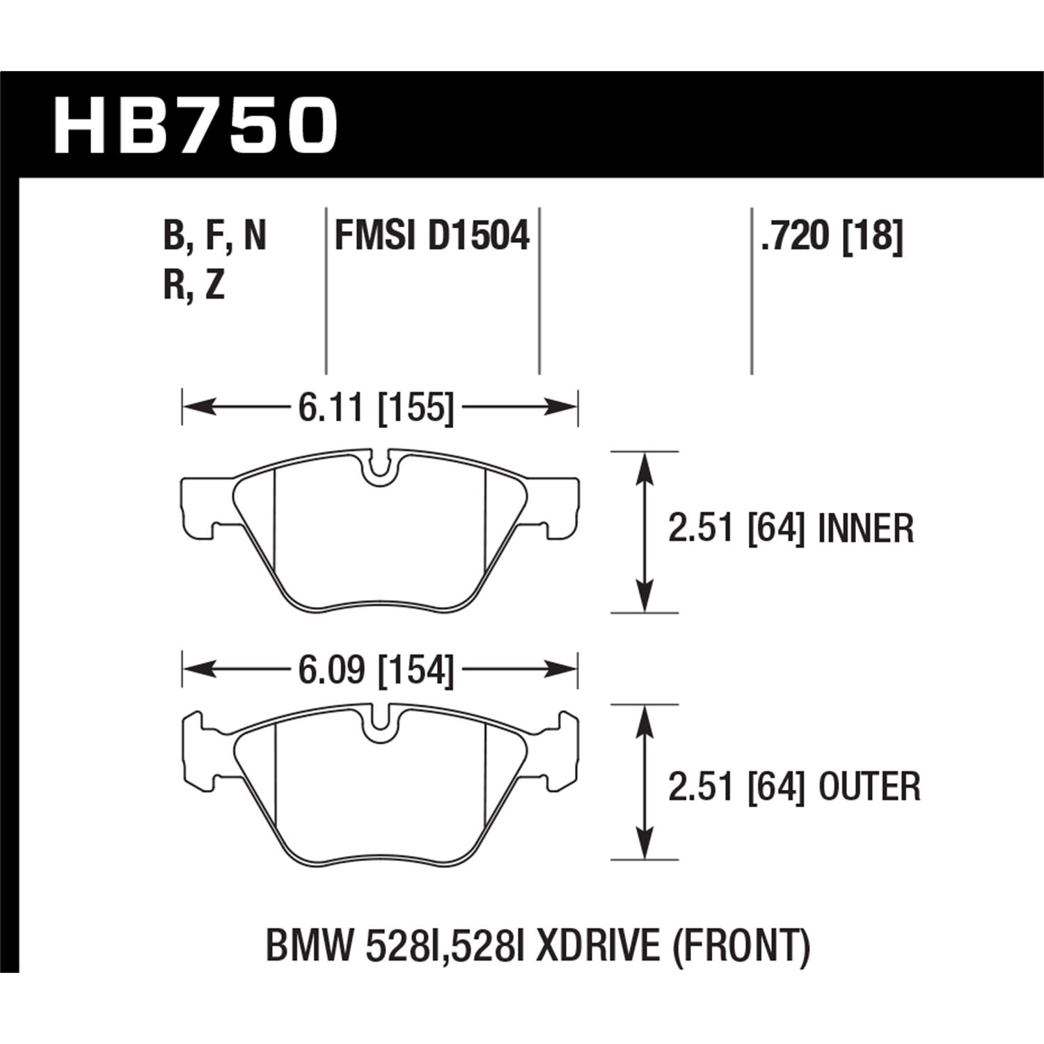 Hawk Performance Street Brake Pads 1 Hawk Performance Street Brake Pads