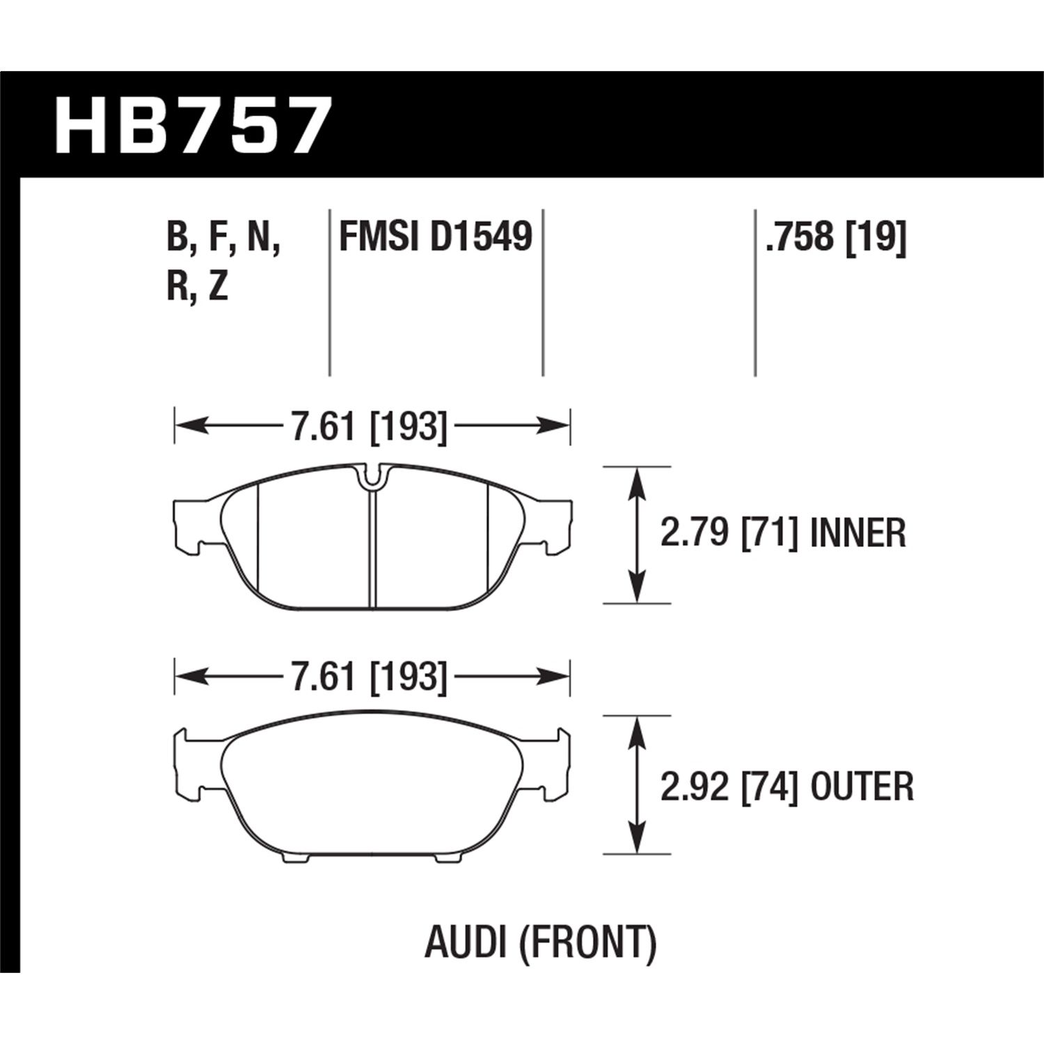 Hawk Performance Street Brake Pads 1 Hawk Performance Street Brake Pads