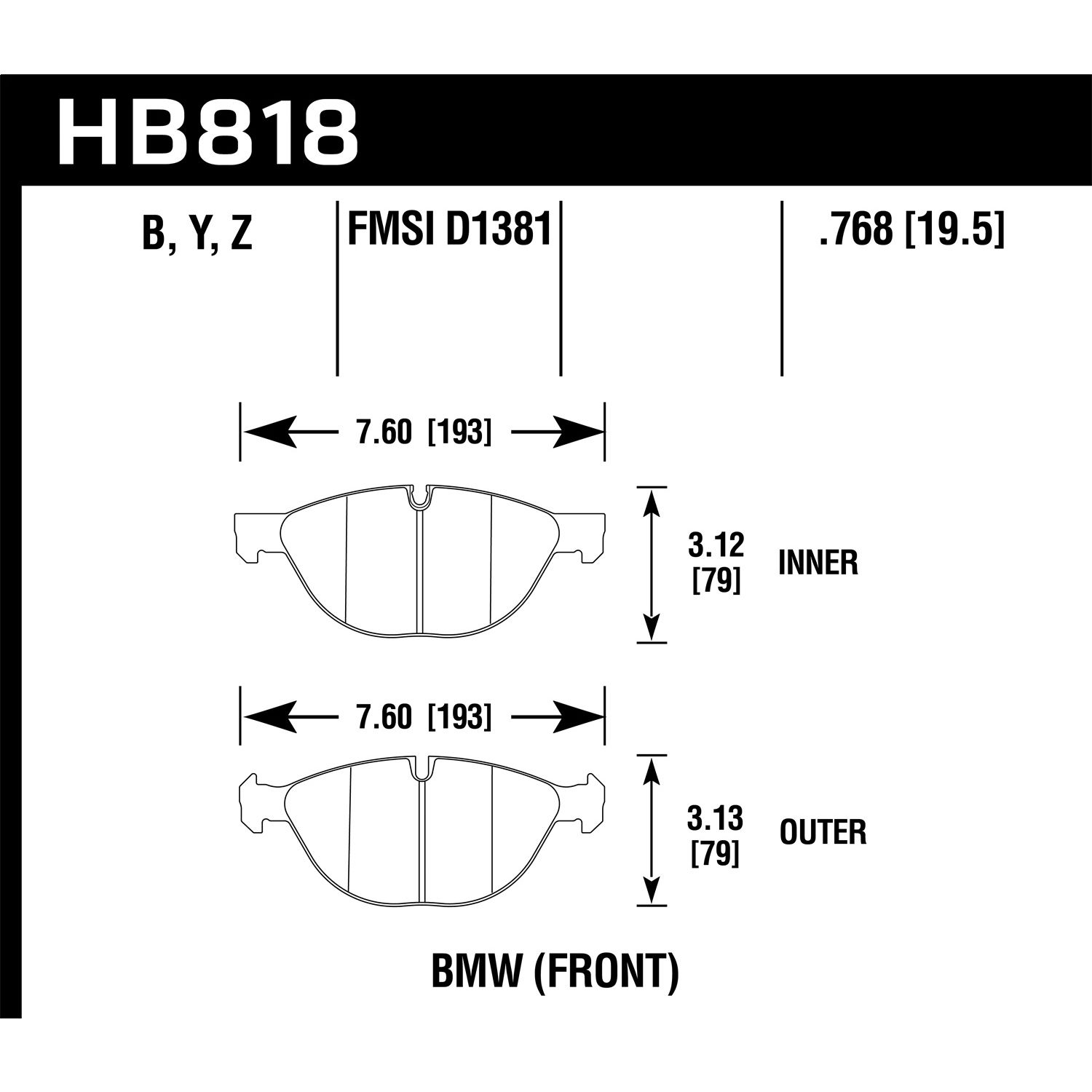 Hawk Performance Street Brake Pads 1 Hawk Performance Street Brake Pads