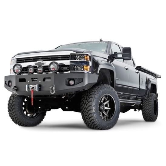 Full Width Version 1 Pc Direct-Fit Hardwar Included W/O Grille Guard Black Steel 1 Full Width Version 1 Pc Direct-Fit Hardwar Included W/O Grille Guard Black Steel